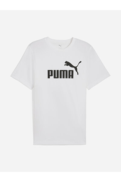 Puma Essential Logo Print Round Neck T-Shirt