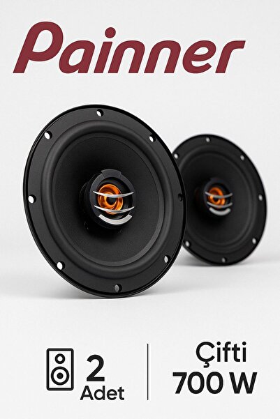 Painner Ben Audıo Çifti 700 Watt 16 Cm Araba Oto Hoparlör Tweeter'lı Kutu Içeriği 2 Adet