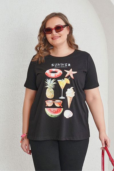 Büyük Moda Summer Printed Cotton Tee
