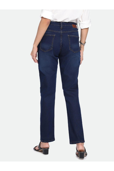 Dennis Lingo By Styli Mid Wash Slim Fit High-Rise Jeans