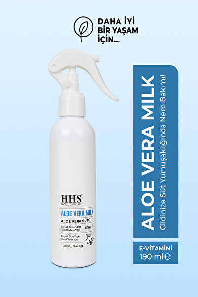 Hhs Aloe Vera Milk Nemlendirici Losyon – Doğal Aloe Vera Sütü ile Cilt Bakımı – 190 ml