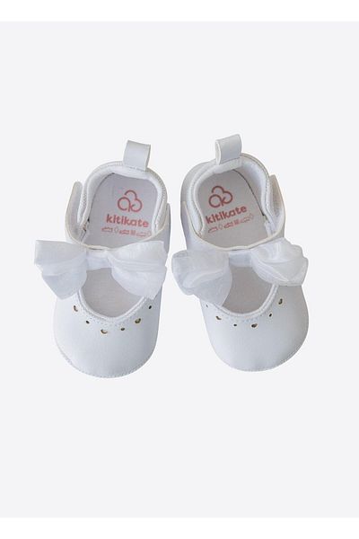 kitikate White Carol Booties