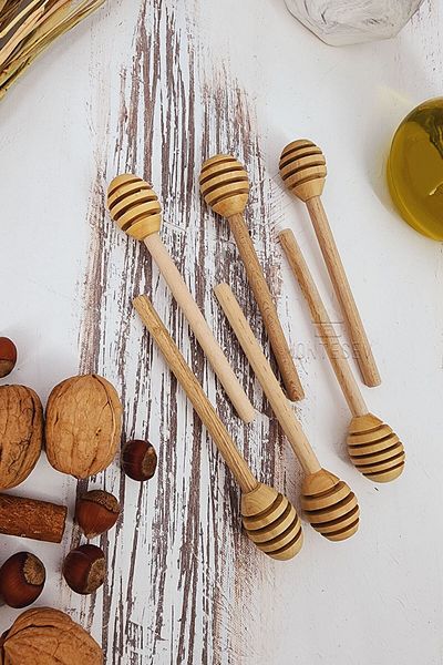 MONTESEV Wooden Board Serving Honey Jam Spoon Kitchen Spoon Set Wooden Spoon