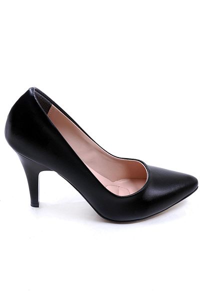 Ustalar Ayakkabı Çanta Pantofi stiletto de damă negri 360.501