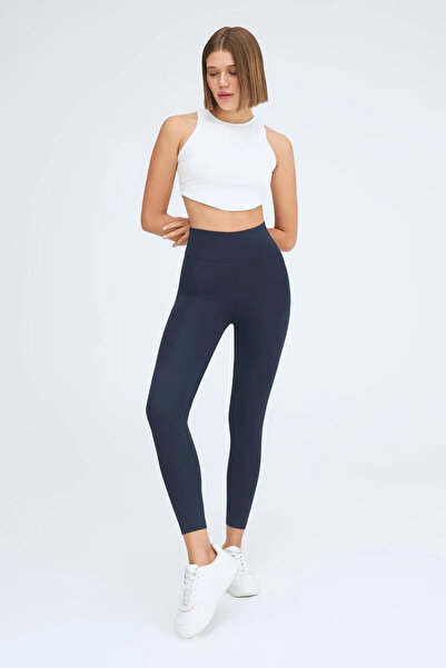 based on basics Colanți modelatori Marime Unică Bleumarin