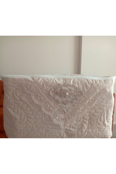 Butik 2'li MİKRO KUMAŞ KAZAK HURCU CAPPUCCINO RENK