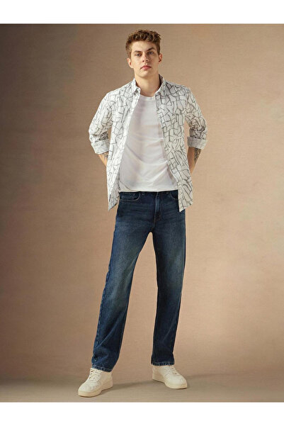 Dennis Lingo By Styli Abstract Print Button-Down Shirt