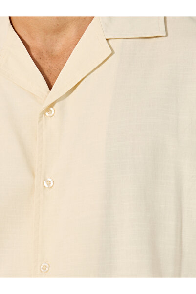 Styli Textured Relaxed Fit Resort Collar Shirt