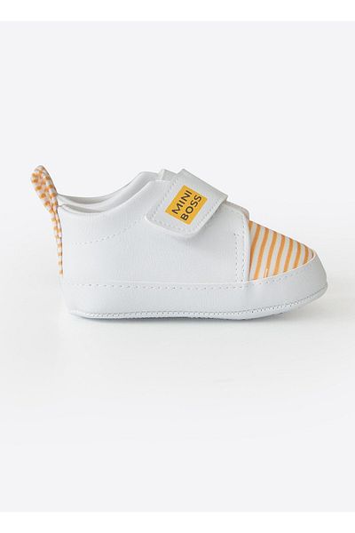 kitikate Mini Boss White Patika Shoes