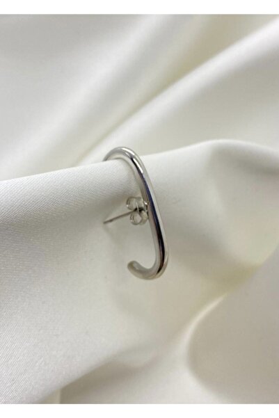 KİLİGİSTANBUL Kadın Gümüş Renk Uzun Cuff