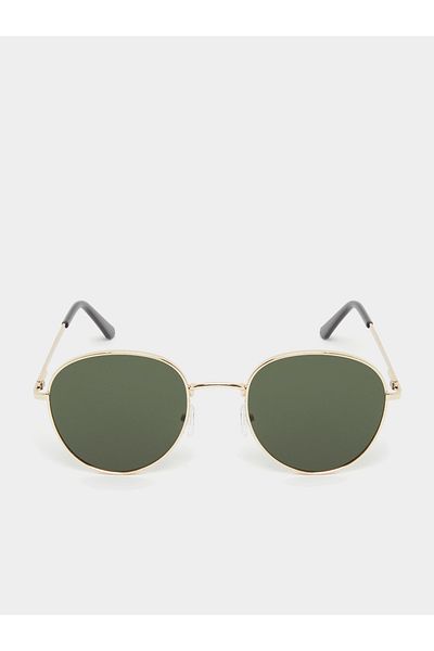 Styli Green Round Sunglasses with Nose Pads