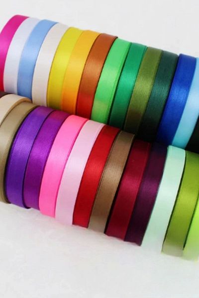 STOREMAX Satin Ribbon 3 cm 10 Meters Gray
