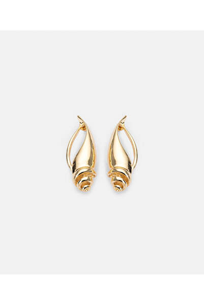 İpekyol Metal deniz kabuğu küpe