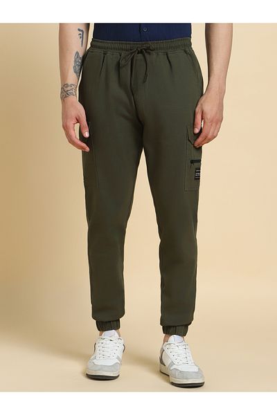 High Star By Styli Mid Rise Regular Fit Trousers with Drawstring
