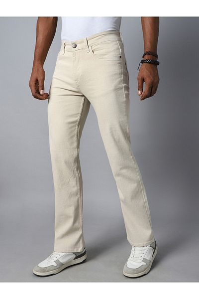 High Star By Styli Mid Rise Plain Regular Fit Jeans