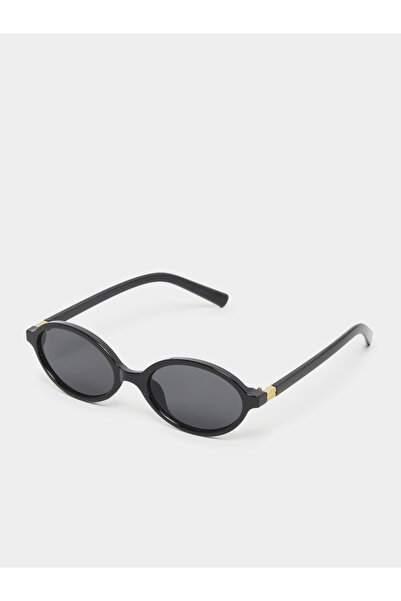 Styli Black Round Sunglasses for Men