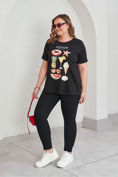 Büyük Moda Summer Printed Cotton Tee