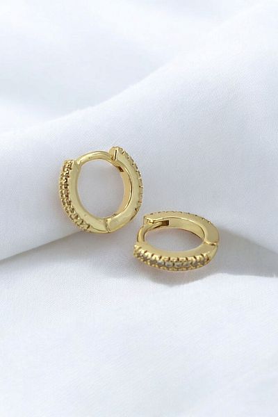 Çlk Accessories Xuping لا يفقد اللون الحد الأدنى من الأقراط الحجرية 35735