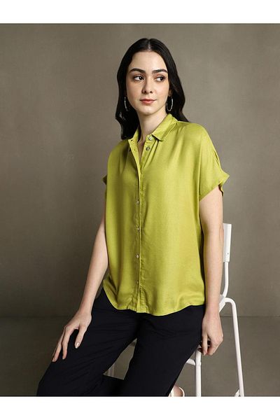 Dennis Lingo By Styli Spread Collar Casual Shirt