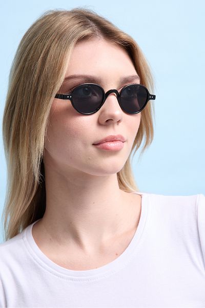 Eyesofia Spear Gold Brown Sunglasses