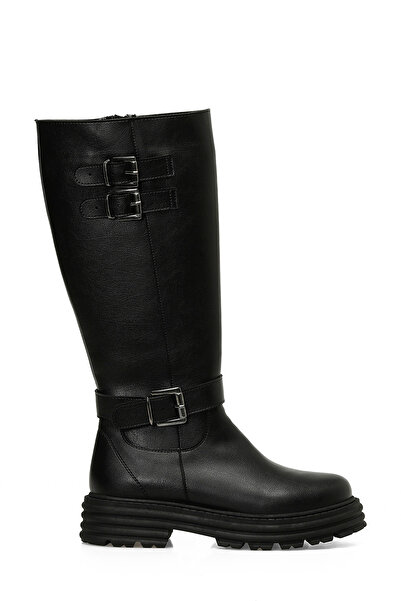 Butigo 24K-695 4PR Siyah Kadın Çizme