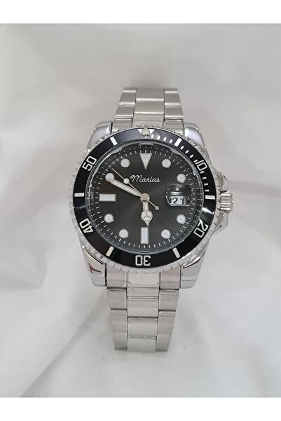 Marlas Waterproof Men's Wristwatch with Steel Cord