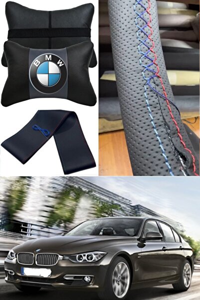 AYAZGRUP BMW Araç Gurupları İçin Dikmeli Direksiyon Kılıf Nokta İthal Deri Ul...