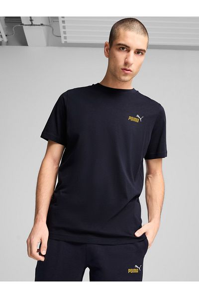 Puma Essential Logo Print Round Neck T-Shirt