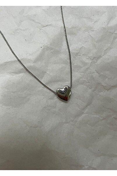 KİLİGİSTANBUL Nazar, Çift Taraflı Minimal Gümüş Renk Kolye