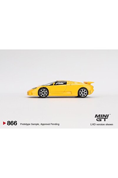 mini gt Bugatti EB110 Super Sport Giallo Bugatti 866