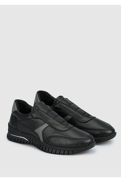 Eclipse Women's Sneakers - Black Leather