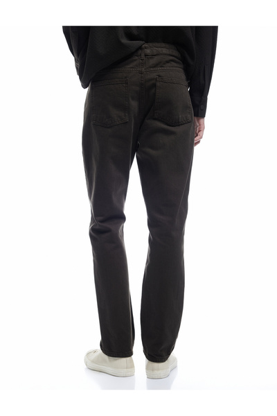 Koton Мъжки панталон с копчета, памучен, ежедневен