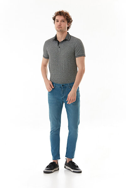 Fulla Moda Fermuarlı Slim Fit Jean Pantolon