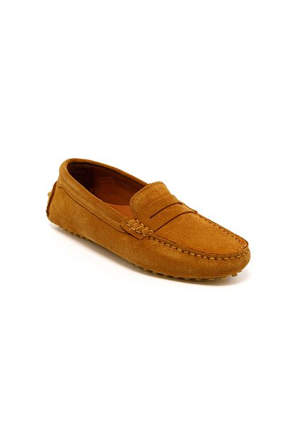John May Дамски/момичешки ежедневни маратонки (John May Camel Suede)