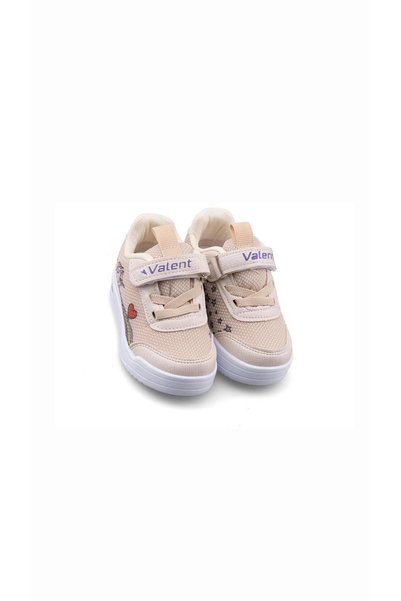 babelia Günlük Unisex Çocuk Sneaker Işıklı Cırtlı Hafif Rahat Spor Ayakkabı