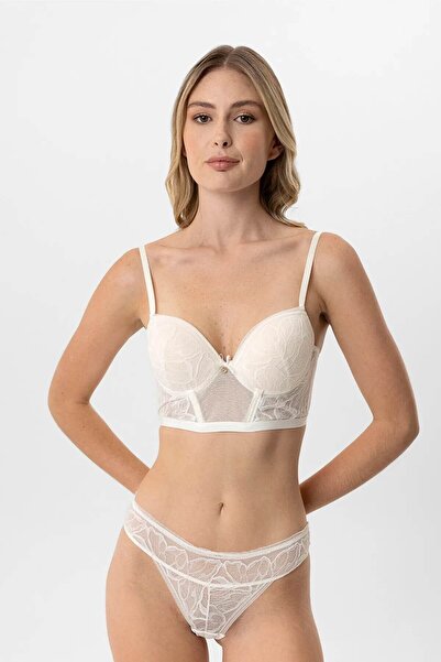 Pierre Cardin Lace Push up Bustier Set