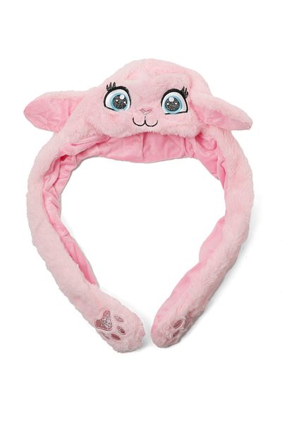 Polaris قبعة وشاح للفتيات باللون الوردي من FUN CAT EARED G-4PR