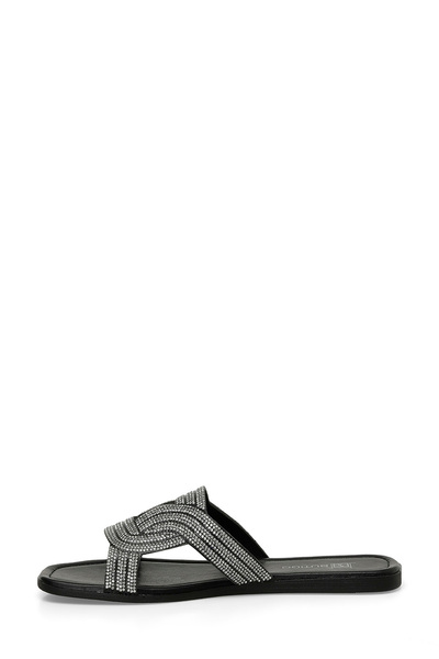 Butigo 24S-611 4FX Černé dámské pantofle