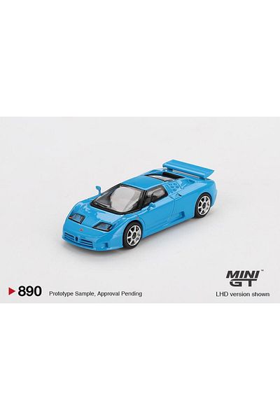 mini gt Bugatti Eb110 Super Sport Blu Bugatti