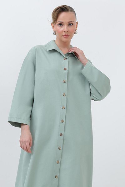 Loreen Women's Long Dress - 20656Gml - Tyan Elbisoglu