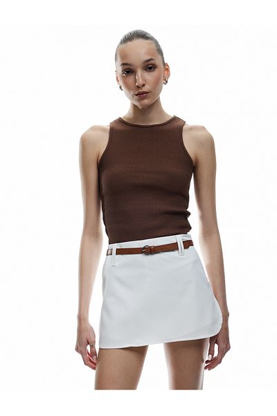 Koton Cotton Crew Neck Ribbed Undershirt
