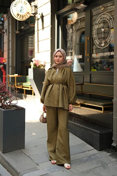 LOCCO Women's Olivia Pearl Set Green Pistachio