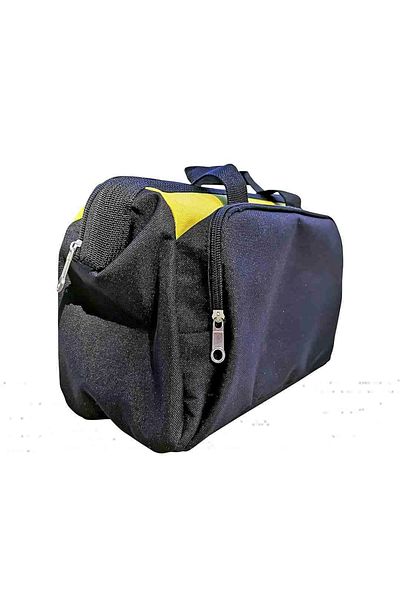 STOREMAX Black 12 Inch Polyester Electrician Bag Waterproof Tool Storage