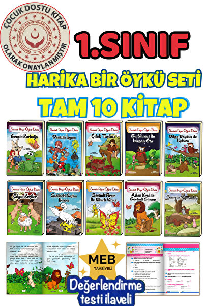 Ata Yayıncılık Okuma Dizisi (1 VE 2. SINIFLAR) 10 Lu Hikaye Seti