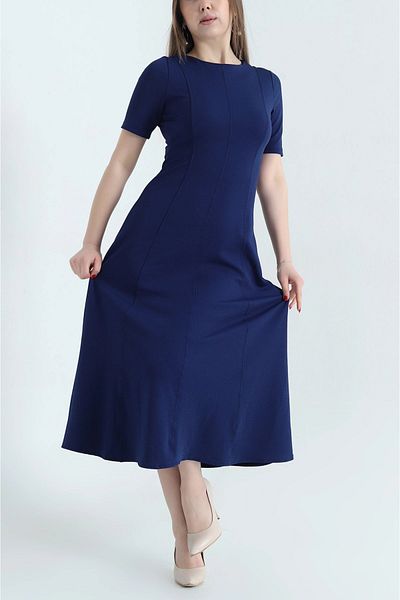 İKLİM LİFE Çimalı Short Sleeve Dress