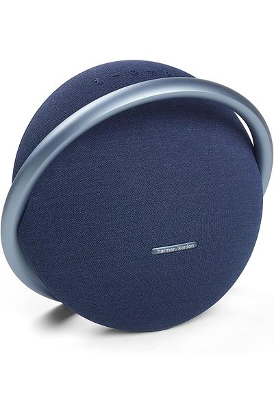 Harman Kardon مكبر صوت ستيريو محمول بتقنية البلوتوث من أونيكس ستوديو 7، أزرق