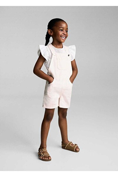 MANGO Baby Denim Shorts Salopet