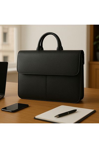 ATABEY ÇANTA Genuine Leather Briefcase