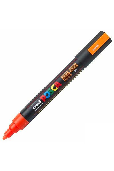 Banadabak Posca Pc-5M Marker 1.8-2.5 Highlighter Orange Poster