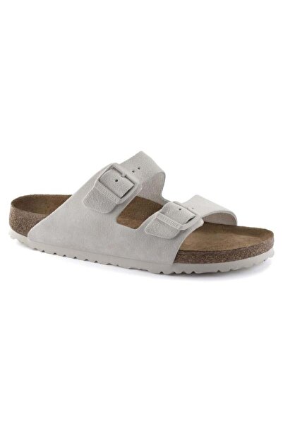 Birkenstock Arizona SFB VL Unisex Terlik 1024516-Antique White